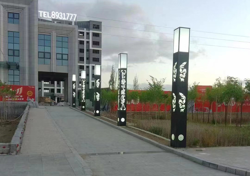 青海西寧小區(qū)庭院燈項(xiàng)目